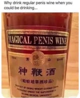 Magical Penis Wine