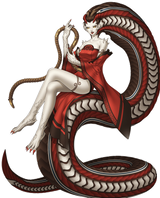Lady Nuwa snake form