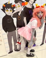 “my name is sakura katana-chan.i love karkat-kun so much i hope he notices me today…i am a princ(4)