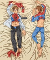 Peter Parker drawn as a twunk