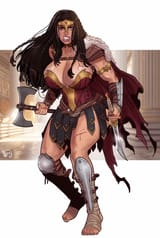 wonder woman badass barbarian babe