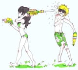 jade squirts all over dave