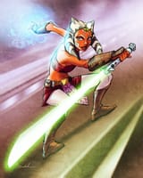 Ahsoka in Combat (natebaertsch)