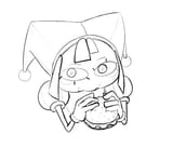 pomni eat burger sketch jojo