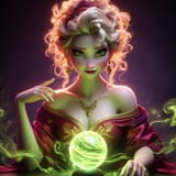 AI Crystal Ball Gypsy Elsa (141)
