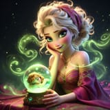 AI Crystal Ball Gypsy Elsa (175)
