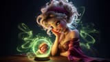 AI Crystal Ball Gypsy Elsa (279)