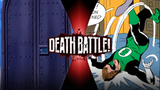 Hal Jordan Slipping vs Dr. Gero&#039;s Door