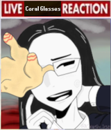 live coral glasses reaction