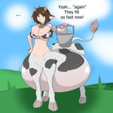 himitsudragon - moo_milk__moo_problems Pregnant Monstergirl Cow Taur