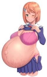 Funako - 87250101_p1 Pregnant Boobs Underwear Clothesbursting