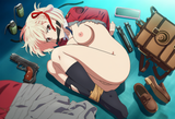 nsfw,uncensored,1girl, nishikigi chisato, lycoris recoil,on tarp, 10__,official s-823405405