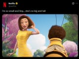 netflix bee movie sizeposting