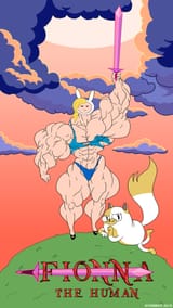 fionna_the_human___poster_style_c__by_atariboy2600-d9av1xa