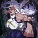very horny muscle bunny
