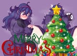 Hex-mas implied futa masturbation