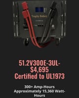 Trophy LiFePO4 48v (51.2v) Battery