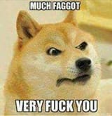 shiba inu doge much faggot very fuck you
