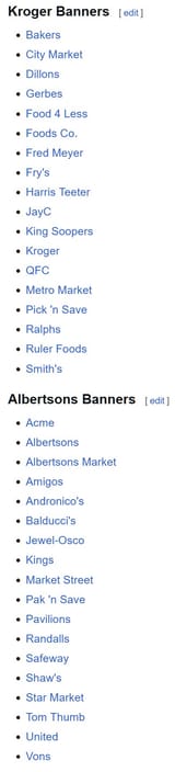 grocers