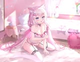 yande.re 1090563 animal_ears bra garter garter_belt mayo_(miyusa) nekomimi pantsu stockings tail thighhighs