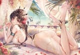 JPG VERSION yande.re 1144879 ass chiachun0621 fate_grand_order feet garter ishtar_(fate_grand_order) no_bra nopan see_through