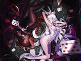 RESIZED VERSION yande.re 1139371 animal_ears blanc_(nikke) bunny_ears bunny_girl fishnets heels jin_jian nikke_the_goddess_of_victory no_bra noir_(nikke) pantyhose tail