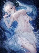 JPG VERSION yande.re 1145516 chiachun0621 fate_grand_order garter morgan_le_fay_(fate) no_bra see_through wet