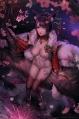 COMPRESSED VERSION __ahri_league_of_legends_drawn_by_zarory__a4d5384c8d977201892357df0c6cccc4