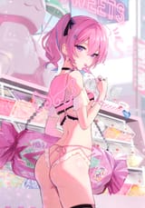 JPG VERSION yande.re 1178649 ass bra garter omelet_tomato omutoma pantsu thong wings