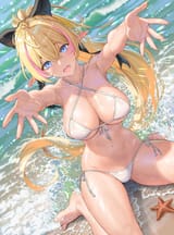 COMPRESSED VERSION yande.re 1064820 bikini elf pointy_ears sinad_aruatjanapat swimsuits wet