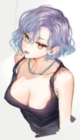 blue_hair_downblouse