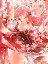 JPG VERSION yande.re 1101577 animal_ears ass genshin_impact japanese_clothes kitsune no_bra pantsu skirt_lift thong ullv yae_miko