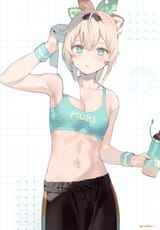 yande.re 1210884 bra falenini&#039;s hana_mori hololive kazama_iroha towel