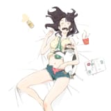 __katsuragi_misato_and_penpen_neon_genesis_evangelion_drawn_by_ishida_hiroyasu__ba590ef3eed8f2f47c56259dffc7525f