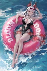 JPG VERSION yande.re 1223137 animal_ears megane see_through swimsuits tattoo wet whois