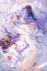 COMPRESSED VERSION yande.re 1228827 dress houkisei no_bra pointy_ears see_through skirt_lift vivian_(zenless_zone_zero) zenless_zone_zero