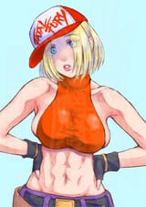 __blue_mary_the_king_of_fighters_and_2_more_drawn_by_delarocha82__2205718e0020a835ecf83ae982b0e7b4
