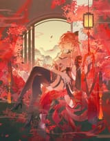 yande.re 1184294 asian_clothes blackmeow changli garter heels tattoo thighhighs wuthering_waves