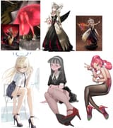 Veronica-figurine-pin-up