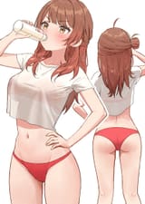 __hanami_ume_idolmaster_and_1_more_drawn_by_hoshinopurin__4d79c9bfe8f8d55a26211d39eb8a3517
