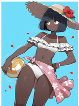 00006-best quality, very aesthetic, absurdres, 4k, (by waterkuma_0.8),_BREAK_(1girl, dark skin, dark-skinned female, very dark skin_1