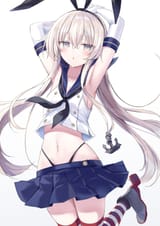 __shimakaze_kantai_collection_drawn_by_shikuro_iorimiyakiyo__0ff1ef453b560aeb835fa1fa772c0651
