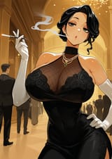 Smoking Lady 1
