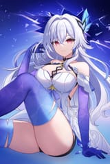 gelbooru.com 12133529 1girl absurdres arm_support bare_shoulders black_shorts breasts broken_glass cleavage full