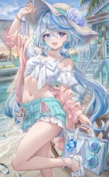 RESIZED VERSION yande.re 1236292 furina genshin_impact heterochromia see_through torino_akua
