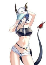 __ch_en_and_female_tourist_c_arknights_drawn_by_furaide__13a29fb12ac0b9e2bfe2dca938cbeb20