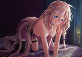 lukky clover, cevio, vocaloid, ia (vocaloid), 1girl, absurdly long hair, ahoge, s-668101870