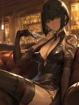 balthizar74_woman_black_low-cut_dress_short_black_hair_green_e_c41b15c4-25c8-4c34-b87d-b092f34cd800