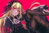 Konachan.com - 381299 all_male blonde_hair bow close goth-loli headdress lolita_fashion long_hair male nijisanji otoko_no_ko pantyhose red red_eyes shirt skirt uzuki_kou