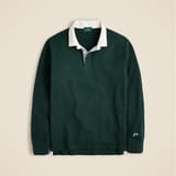 green rugby polo
